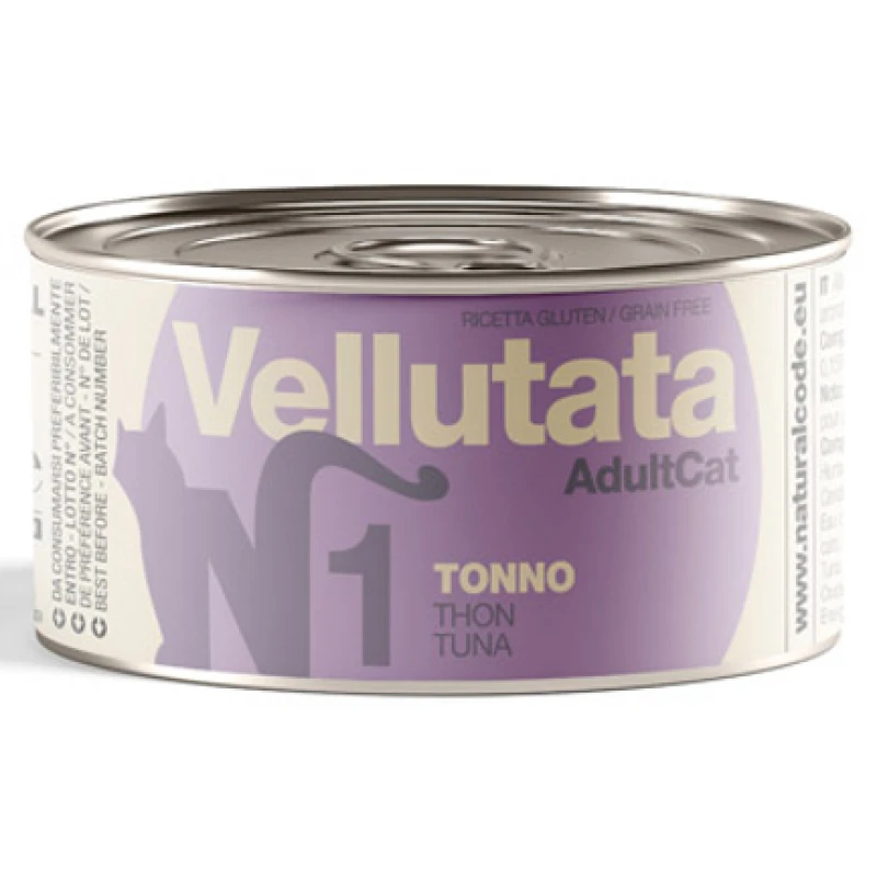 Υγρή Τροφή - Κονσέρβα Γάτας Natural Code Veloute Tuna 85gr Γάτες
