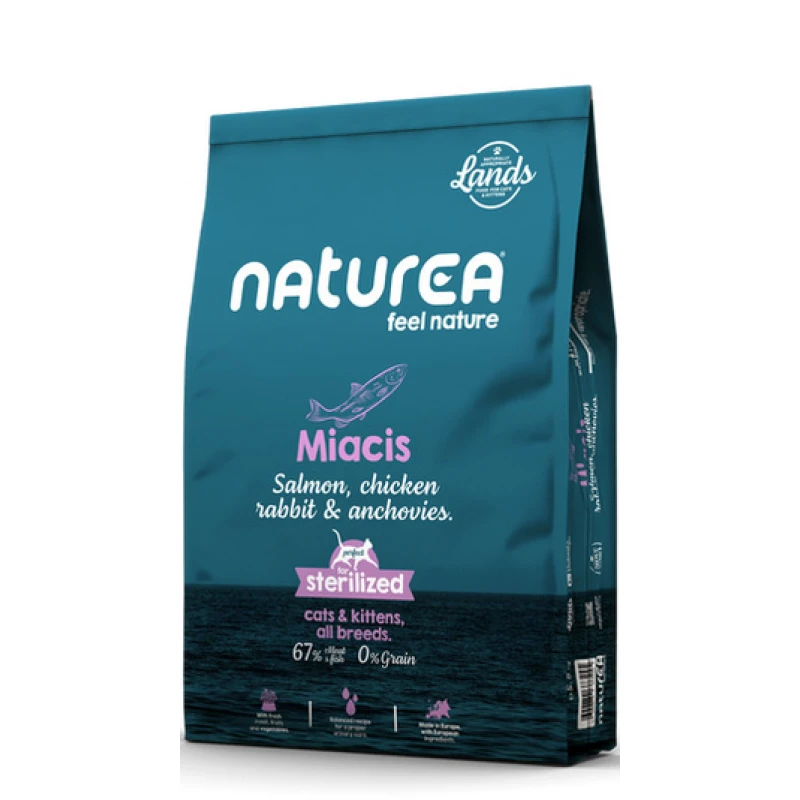 Ξηρά Τροφή Γάτας Naturea Lands Miacis Cat & Kitten Grain Free 5,5kg  Γάτες