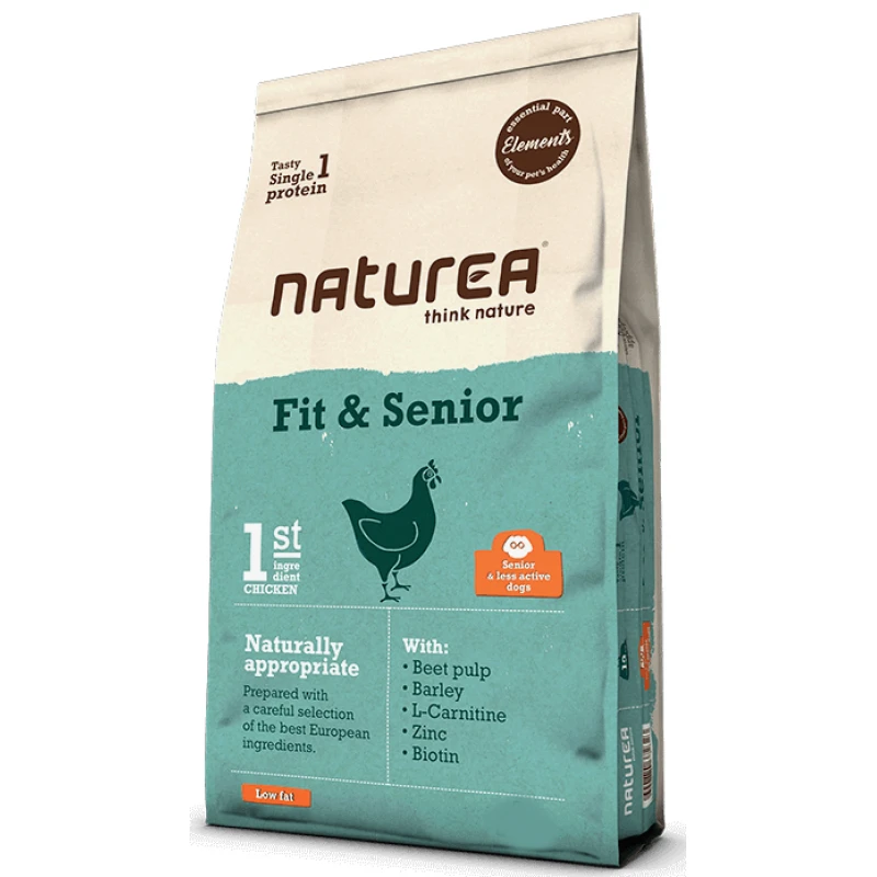 NATUREA ELEMENTS FIT & SENIOR CHICKEN 12KG (ΕΛΑΦΡΩΣ ΣΚΙΣΜΕΝΟ) ΣΚΥΛΟΙ