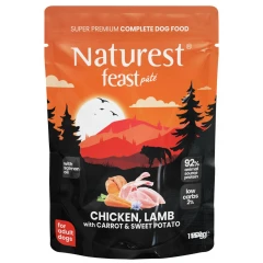 Naturest Pouch Feast Adult Chicken, Lamb & Sweet Potato 150gr