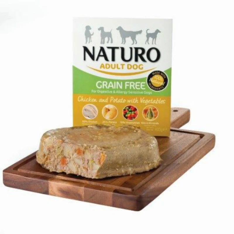 Naturo Dog Grain Free Κοτόπουλο και Πατάτα 400gr ΥΓΡΗ ΤΡΟΦΗ - ΚΟΝΣΕΡΒΕΣ ΣΚΥΛΟΥ