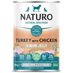 Κονσέρβα Σκύλου Naturo Dog Adult Grain Free Γαλοπούλα, Κοτόπουλο, Φρούτα και Λαχανικά 390gr Κονσέρβα Σκύλου Naturo Dog Adult Grain Free Γαλοπούλα, Κοτόπουλο, Φρούτα και Λαχανικά 390gr