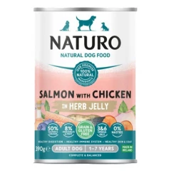 Κονσέρβα Σκύλου Naturo Dog Adult Grain Free Σολομός, Κοτόπουλο, Φρούτα και Λαχανικά 390gr Κονσέρβα Σκύλου Naturo Dog Adult Grain Free Σολομός, Κοτόπουλο, Φρούτα και Λαχανικά 390gr