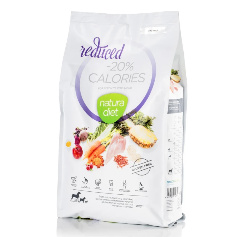 NATURA DIET REDUCED -20% calories  3KG ΞΗΡΑ ΤΡΟΦΗ ΣΚΥΛΟΥ