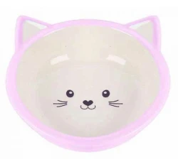 Happy Pet Κεραμικό Μπολ Γάτας Kitten Pink 13x14x4.5cm Happy Pet Κεραμικό Μπολ Γάτας Kitten Pink 13x14x4.5cm