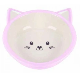 Happy Pet Κεραμικό Μπολ Γάτας Kitten Pink 13x14x4.5cm Happy Pet Κεραμικό Μπολ Γάτας Kitten Pink 13x14x4.5cm