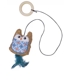 Nobby Παιχνίδι Γάτας Catnip Κουκουβάγια Φελλού 21x7cm