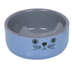 Nobby Κεραμικό Μπολ Γάτας Face 160ml Γαλάζιο Nobby Κεραμικό Μπολ Γάτας Face 160ml Γαλάζιο