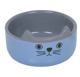 Nobby Κεραμικό Μπολ Γάτας Face 160ml Γαλάζιο Nobby Κεραμικό Μπολ Γάτας Face 160ml Γαλάζιο