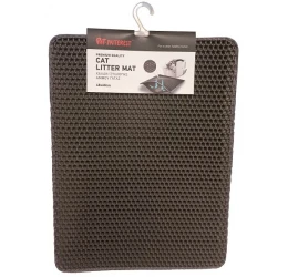 Χαλάκι Συλλογής Άμμου Γάτας Pet Interest Cat Litter Mat με Velcro 45x60cm Μαύρο Χαλάκι Συλλογής Άμμου Γάτας Pet Interest Cat Litter Mat με Velcro 45x60cm Μαύρο