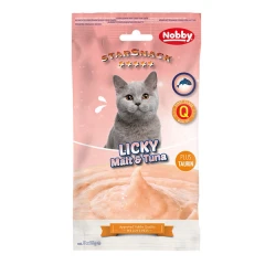Λιχουδιές Γάτας Nobby Starsnack Licky Cat Malt & Tuna 5x15gr με Βύνη & Τόνο σε Φακελάκι