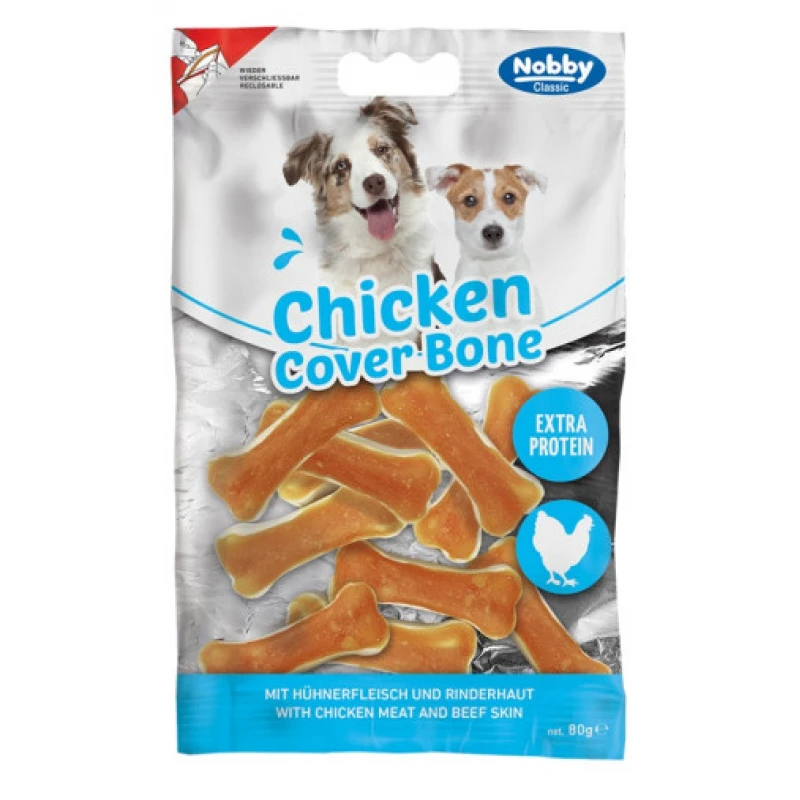 Λιχουδιές Σκύλου Κόκκαλο Nobby StarSnack Classic BBQ Chicken Cover Bone S 80gr ΣΚΥΛΟΙ