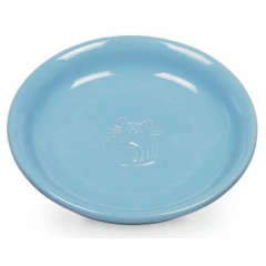 Nobby Κεραμικό Πιάτο Γάτας για Γάλα 100ml Γαλάζιο