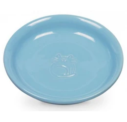 Nobby Κεραμικό Πιάτο Γάτας για Γάλα 100ml Γαλάζιο
