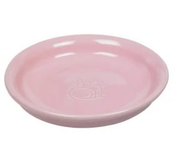 Nobby Κεραμικό Πιάτο Γάτας για Γάλα 100ml Ροζ