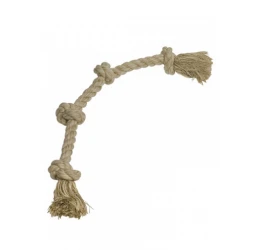 Παιχνίδι, Σχοινί με 4 Κόμπους Νobby Rope Sisal-Cotton-Mix 60cm Παιχνίδι, Σχοινί με 4 Κόμπους Νobby Rope Sisal-Cotton-Mix 60cm