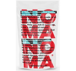 Λιχουδιές για Σκύλους Noma Bio Λιχουδιές με Ντομάτα & Πιπεριά 80gr Λιχουδιές για Σκύλους Noma Bio Λιχουδιές με Ντομάτα & Πιπεριά 80gr