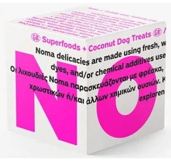 Λιχουδιές για Σκύλους Noma με Superfoods & Καρύδα 140gr Λιχουδιές για Σκύλους Noma με Superfoods & Καρύδα 140gr