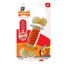 Nylabone Dental Pro Action Dental Chew Bacon Flavor Medium Nylabone Dental Pro Action Dental Chew Bacon Flavor Medium