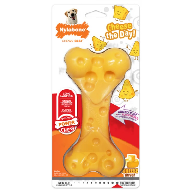 Nylabone Power Chew Cheese Bone Large ΠΑΙΧΝΙΔΙΑ