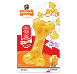 Nylabone Power Chew Cheese Bone Medium Nylabone Power Chew Cheese Bone Medium