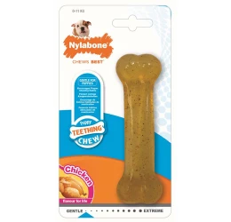 Nylabone Puppy Chew Bone Chicken Medium