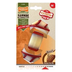 Nylabone Rawhide Knot Bone Beef Medium Nylabone Rawhide Knot Bone Beef Medium