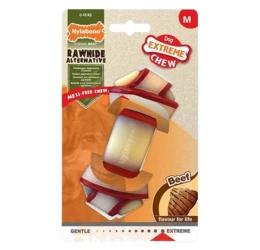 Nylabone Rawhide Knot Bone Beef Medium Nylabone Rawhide Knot Bone Beef Medium