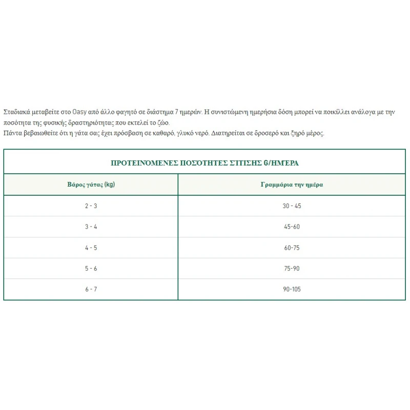 Oasy Cat Sterilised Adult Salmon 7,5kg ΓΑΤΕΣ