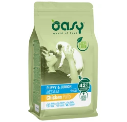 Oasy Dry Dog Puppy & Junior Medium Chicken 3kg Oasy Dry Dog Puppy & Junior Medium Chicken 3kg