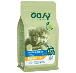 Oasy Dry Dog Puppy & Junior Large Chicken 12kg Oasy Dry Dog Puppy & Junior Large Chicken 12kg