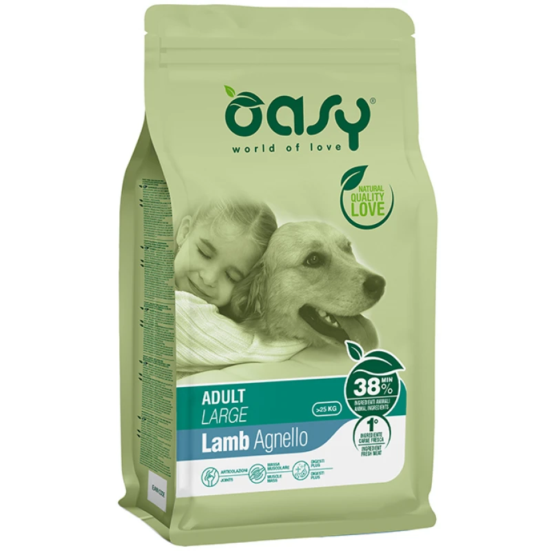 Oasy Dry Dog Adult Large Lamb 12kg ΣΚΥΛΟΙ