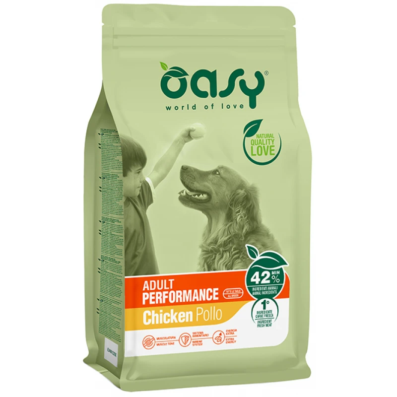 Oasy Dry Dog Adult Performance 12kg ΣΚΥΛΟΙ