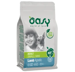 Oasy Dry Dog One Animal Protein Adult Small - Mini Lamb 2,5kg Oasy Dry Dog One Animal Protein Adult Small - Mini Lamb 2,5kg