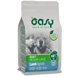 Oasy Dry Dog One Animal Protein Adult Medium - Large Lamb 12kg