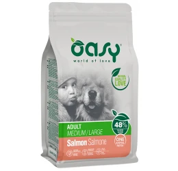 Oasy Dry Dog One Animal Protein Adult Medium - Large Salmon 2,5kg Oasy Dry Dog One Animal Protein Adult Medium - Large Salmon 2,5kg