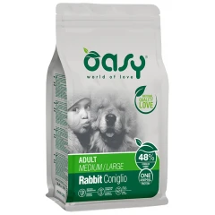 Oasy Dry Dog One Animal Protein Adult Medium - Large Rabbit 2,5kg Oasy Dry Dog One Animal Protein Adult Medium - Large Rabbit 2,5kg