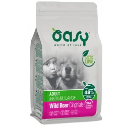 Oasy Dry Dog One Animal Protein Adult Medium - Large Wild Boar 12kg (Ελαφρώς Σκισμένο) Oasy Dry Dog One Animal Protein Adult Medium - Large Wild Boar 12kg (Ελαφρώς Σκισμένο)