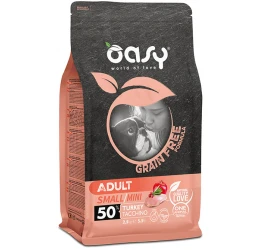 Oasy Dry Dog Grain Free Adult Small - Mini Turkey 2,5kg Oasy Dry Dog Grain Free Adult Small - Mini Turkey 2,5kg