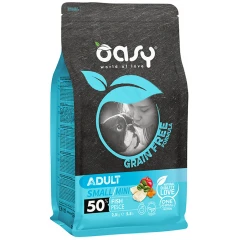 Oasy Dry Dog Grain Free Adult Small - Mini Fish 2,5kg Oasy Dry Dog Grain Free Adult Small - Mini Fish 2,5kg