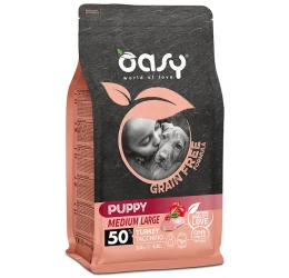 Oasy Dry Dog Grain Free Puppy Medium - Large Turkey 12kg Oasy Dry Dog Grain Free Puppy Medium - Large Turkey 12kg