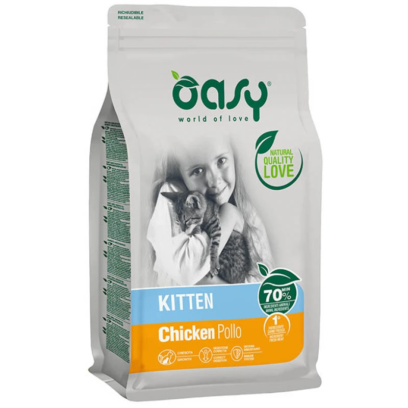 Oasy Cat Kitten Chicken 1,5kg ΓΑΤΕΣ