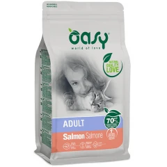 Oasy Cat Adult Salmon 1,5kg + Δώρο 1 Κονσέρβα Oasy Caprice