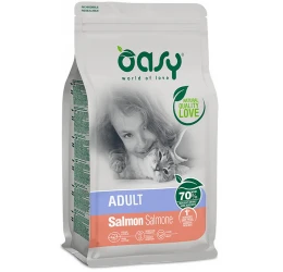 Oasy Cat Adult Salmon 1,5kg + Δώρο 1 Κονσέρβα Oasy Caprice Oasy Cat Adult Salmon 1,5kg + Δώρο 1 Κονσέρβα Oasy Caprice