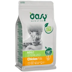 Oasy Cat Sterilised Adult Chicken 1,5kg + Δώρο 1 Κονσέρβα Oasy Caprice