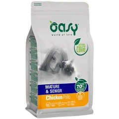 Oasy Cat Mature & Senior Chicken 1,5kg + Δώρο 1 Κονσέρβα Oasy Caprice