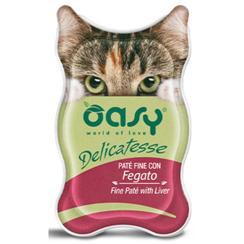 Oasy Delicatesse pate Liver (συκώτι πατέ) 85gr ΓΑΤΕΣ