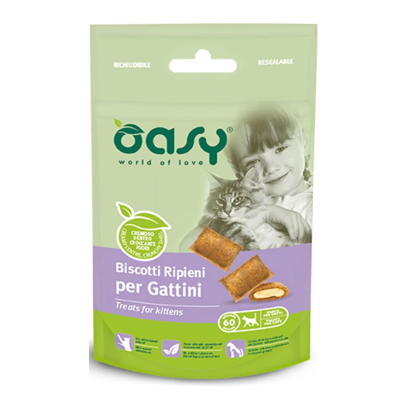 Λιχουδιές Γάτας Oasy Treats Kitten with Chicken 60gr ΓΑΤΕΣ