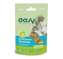 Λιχουδιές Γάτας Oasy Treats Sterilized with Chicken 60gr