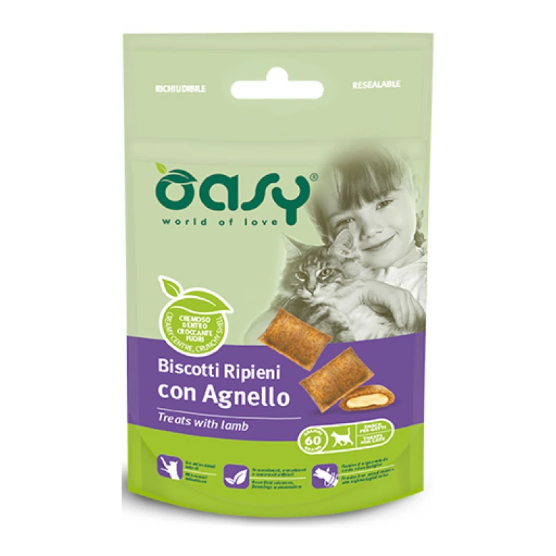 Λιχουδιές Γάτας Oasy Treats with Lamb 60gr ΓΑΤΕΣ